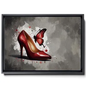 High Heels Wall Art Decor Painting Pictures Print On Canvas, Fashion Women Home Decor Framed Canvas Wall Art for Home Decoration Living Room Bedroom Artwork,Modern, Print