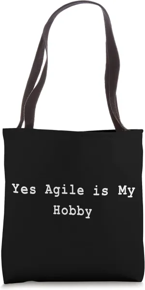 Hobby Agile Scrum Lean Project Management Funny PM Coach Tote Bag