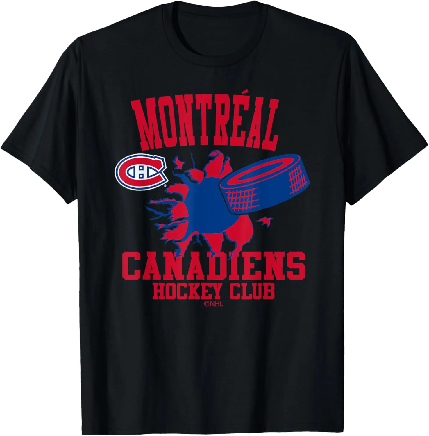 Hockey Puck Burst Officially Licensed T-Shirt