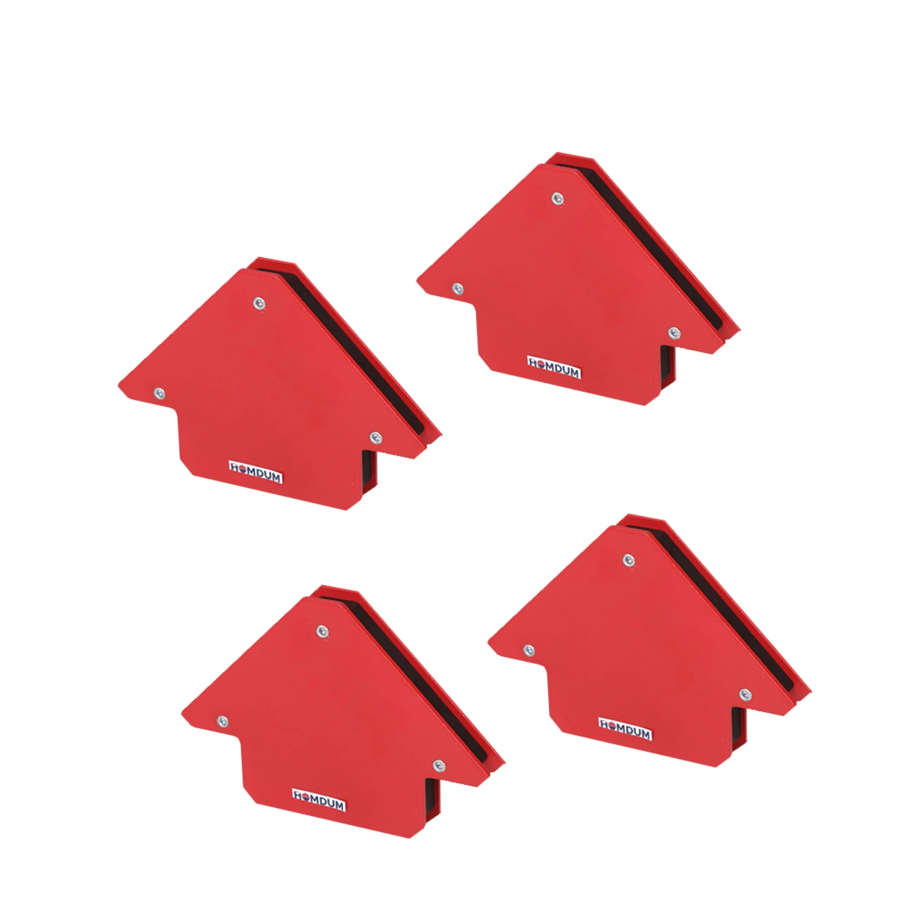 Homdum 5inch Multiangle Magnetic Welding Holder Clamps Arrow Type Square with 12kg Strong Magnet Pull for Accurate Alignment in Fabrication Works Pack of 4 Pc
