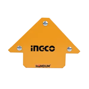 Homdum INGCO 3inch Magnetic welding holder clamps arrow type square with 12kg strong magnet pull for accurate alignment in fabrication works pack of 1 Pc