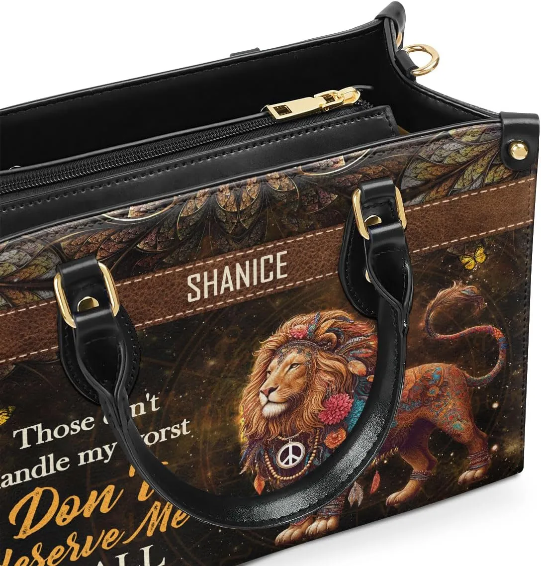 Horoscope - Personalized Leather Handbag For Women, Bohemian, Zodiac, Birthday Gifts - Mothers Day Gifts For Women
