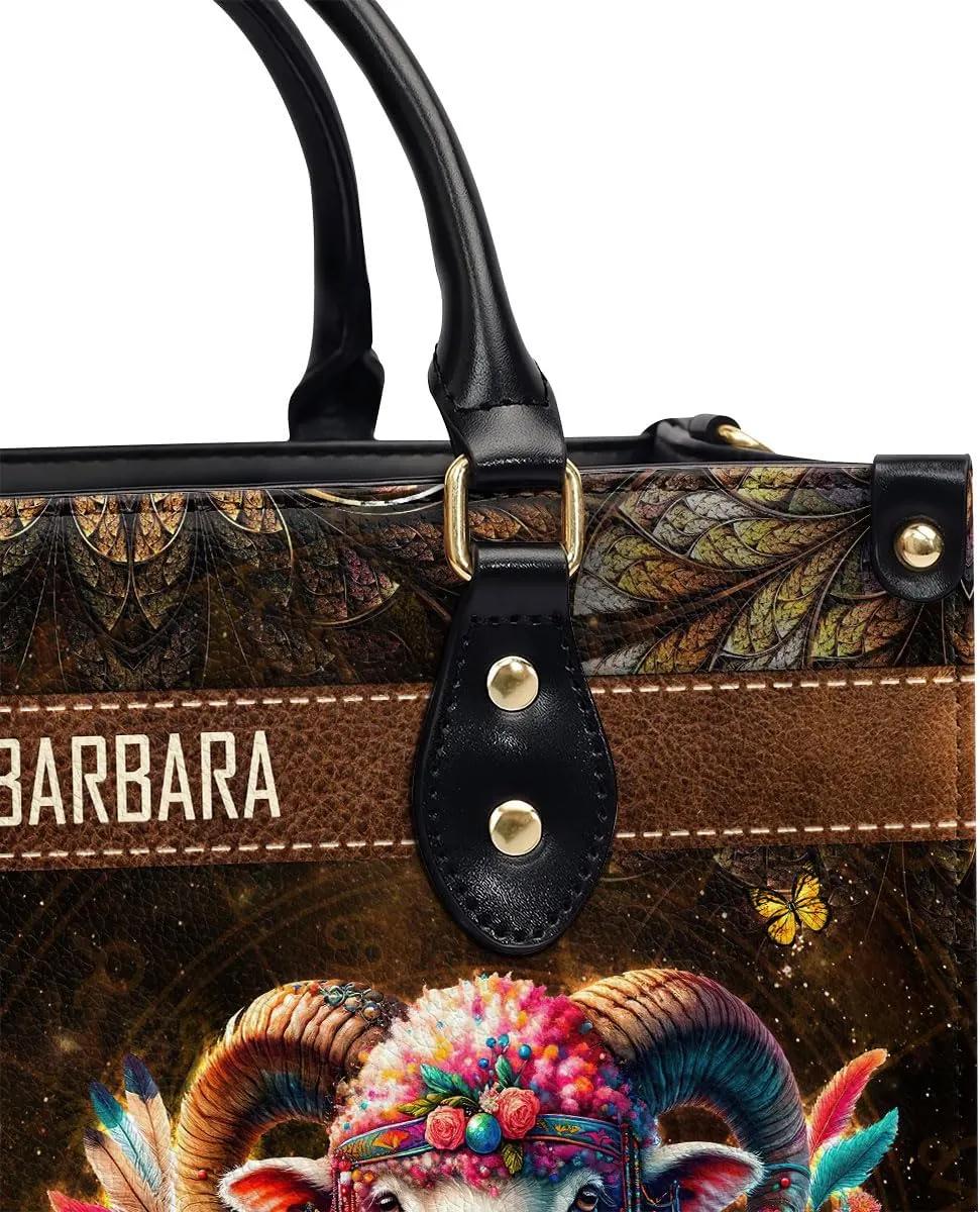 Horoscope - Personalized Leather Handbag For Women, Bohemian, Zodiac, Birthday Gifts - Mothers Day Gifts For Women