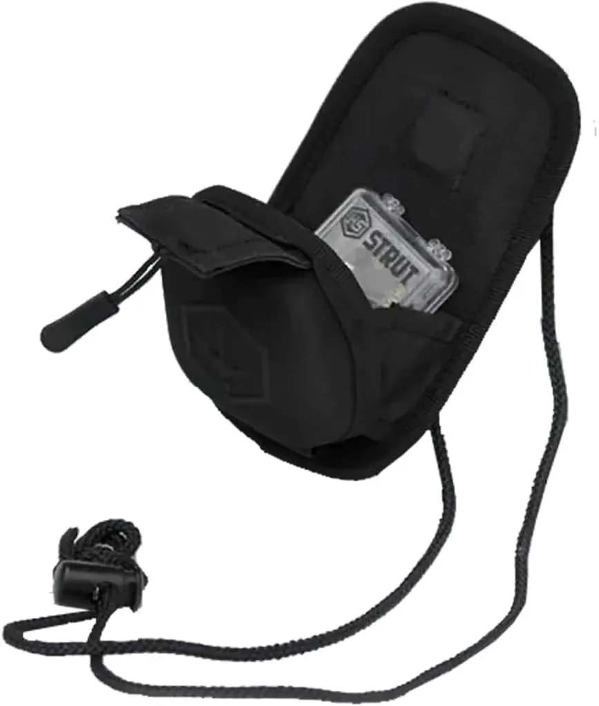 Hunters Specialties STRUT Magnetic Mouth Call Carrying Case with Adjustable Lanyard - Holds up to 8 Turkey Diaphragm Calls