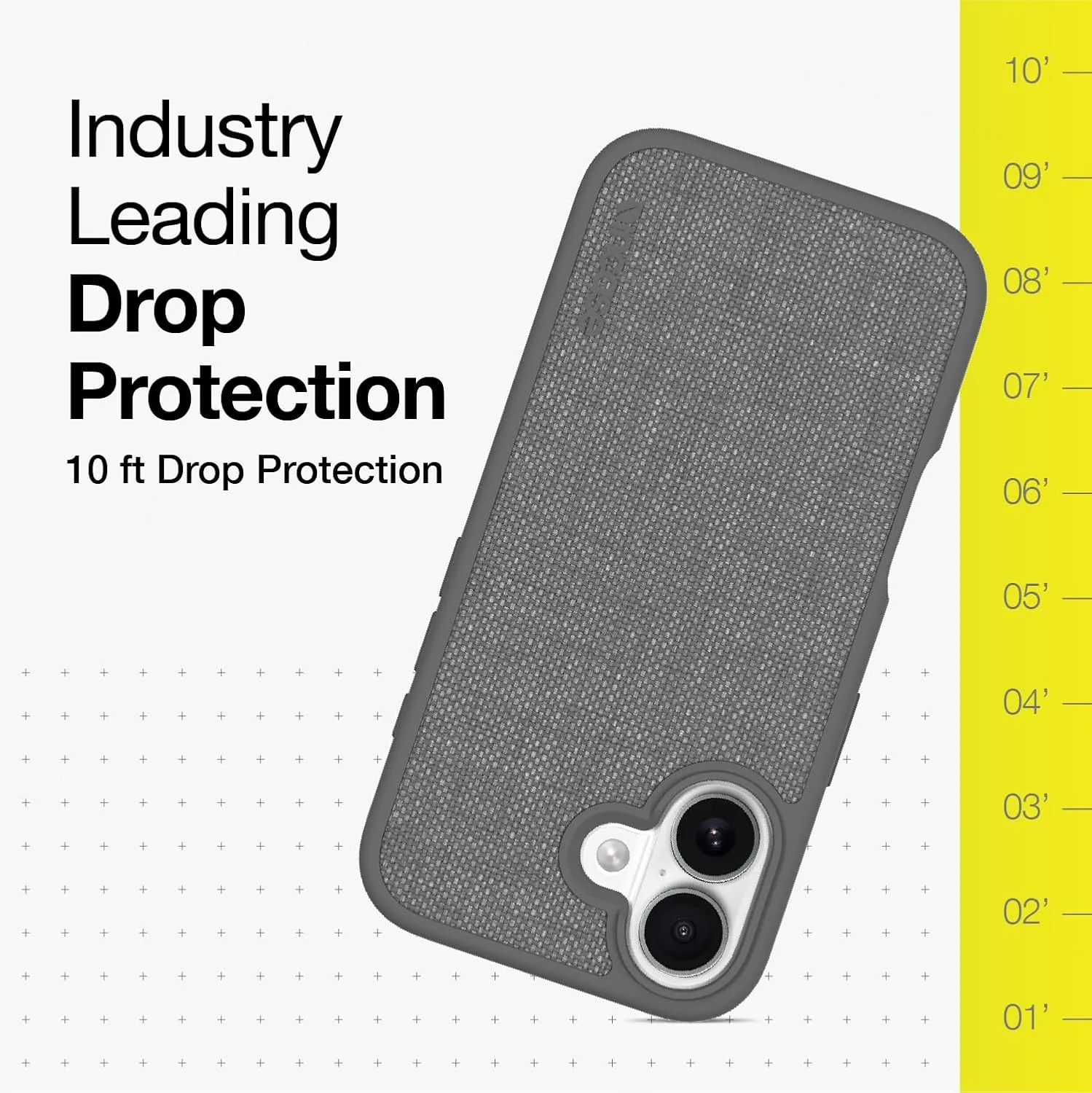 Incase ICON Case with Woolenex & MagSafe for iPhone 16 - Durable, Stylish, Protective, Lightweight, Water-Resistant, Scratch-Resistant with Wireless Magsafe Charging - Cosmic Red