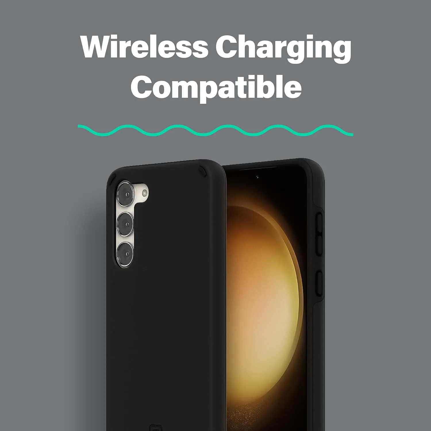 Incipio Duo Phone Case for Samsung S23 Ultra - Slim, Dual-Layer & 12ft Drop Protection - Scratch Resistant   5G & Wireless Charging Compatible - Made from Recycled Materials (Black)