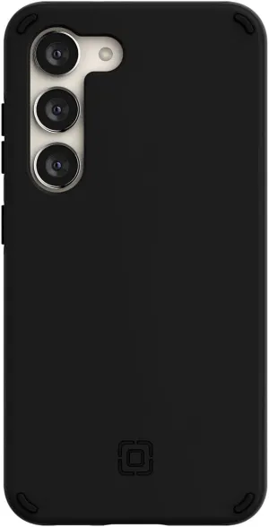 Incipio Duo Samsung Galaxy S23 Case - Slim, Dual-Layer & 12ft Drop Protection Phone Case - Scratch Resistant   5G & Wireless Charging Compatible - Made from Recycled Materials (Black)