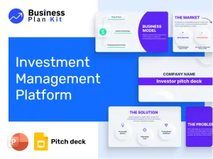 Investment Management Platform Pitch Deck Example