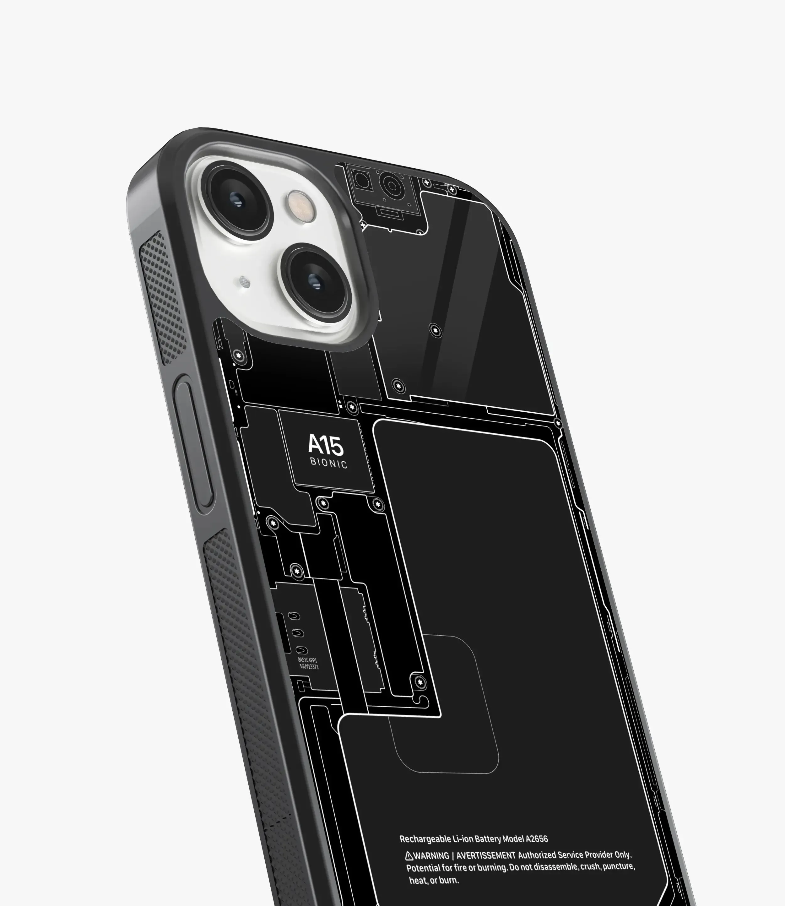 iPhone Circuit Board Teardown Glass Phone Case