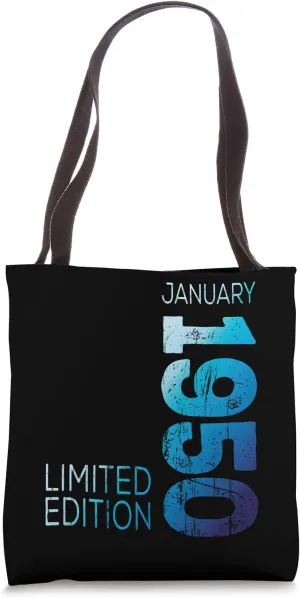 January 1950 Year 1950 Retro 1950 Vintage 1950 Edition Tote Bag