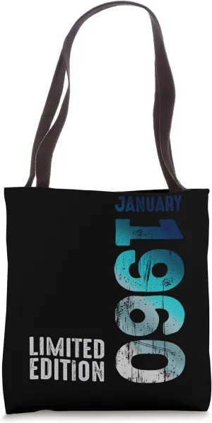 January 1960 Year 1960 Retro 1960 Vintage Limited Edition Tote Bag