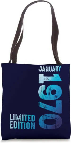 January 1970 Year 1970 Retro 1970 Vintage 1970 Edition Tote Bag