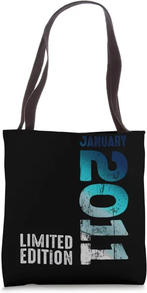 January 2011 Year 2011 Retro 2011 Vintage Limited Edition Tote Bag