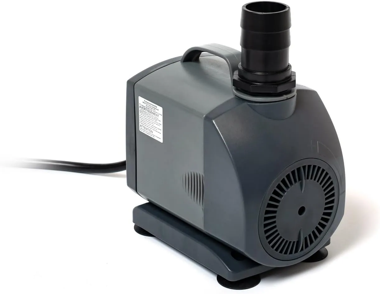 Jebao Submersible Fountain Pump for Hydroponics, Aquaponics, Waterfall, Fish Pond (FA-4000 850gph)