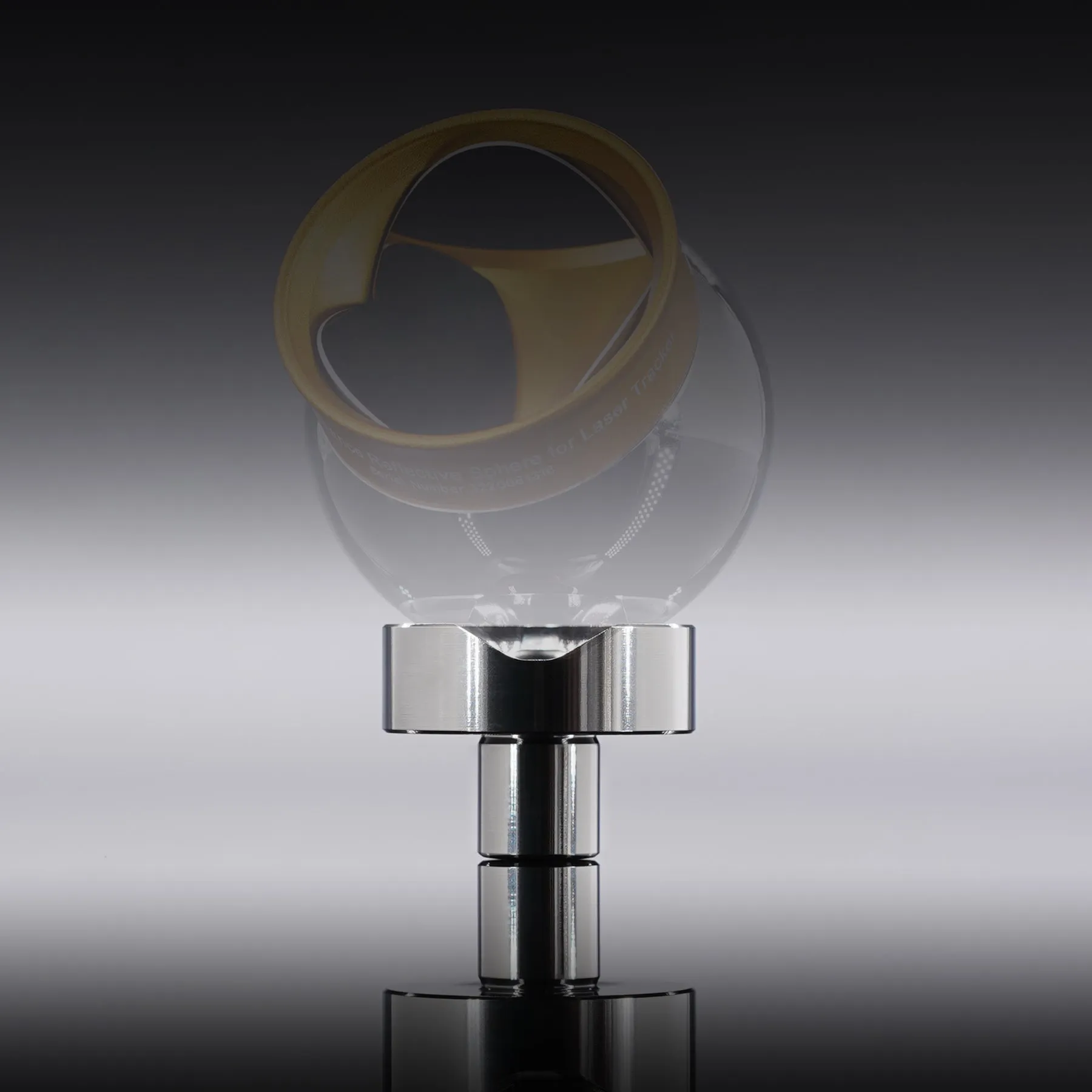 JEOC Magnetic Holder with Shank for 1.5" SMR, 25mm offset, 10mm Shank diameter, 1.5" Ball Probe Seat, Laser Tracker SMR Pin Nest