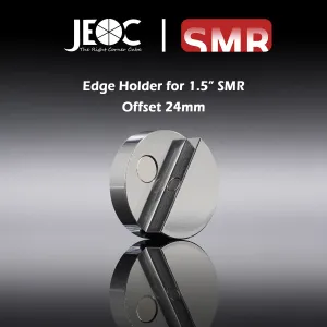 JEOC Magnetic Edge Holder for 1.5" Spherically Mounted Retro-Reflector (SMR), 24mm offset, 1.5" Edge Ball Probe Seat, Laser Tracker SMR Edge Nest