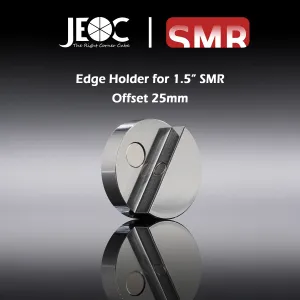 JEOC Magnetic Edge Holder for 1.5" Spherically Mounted Retro-Reflector (SMR), 25mm offset, 1.5" Edge Ball Probe Seat, Laser Tracker SMR Edge Nest