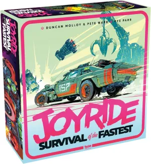 Joyride: Survival of The Fastest - Car Combat Board Game, Battle On Maps & Racetracks, Ages 12 , 2-4 Players