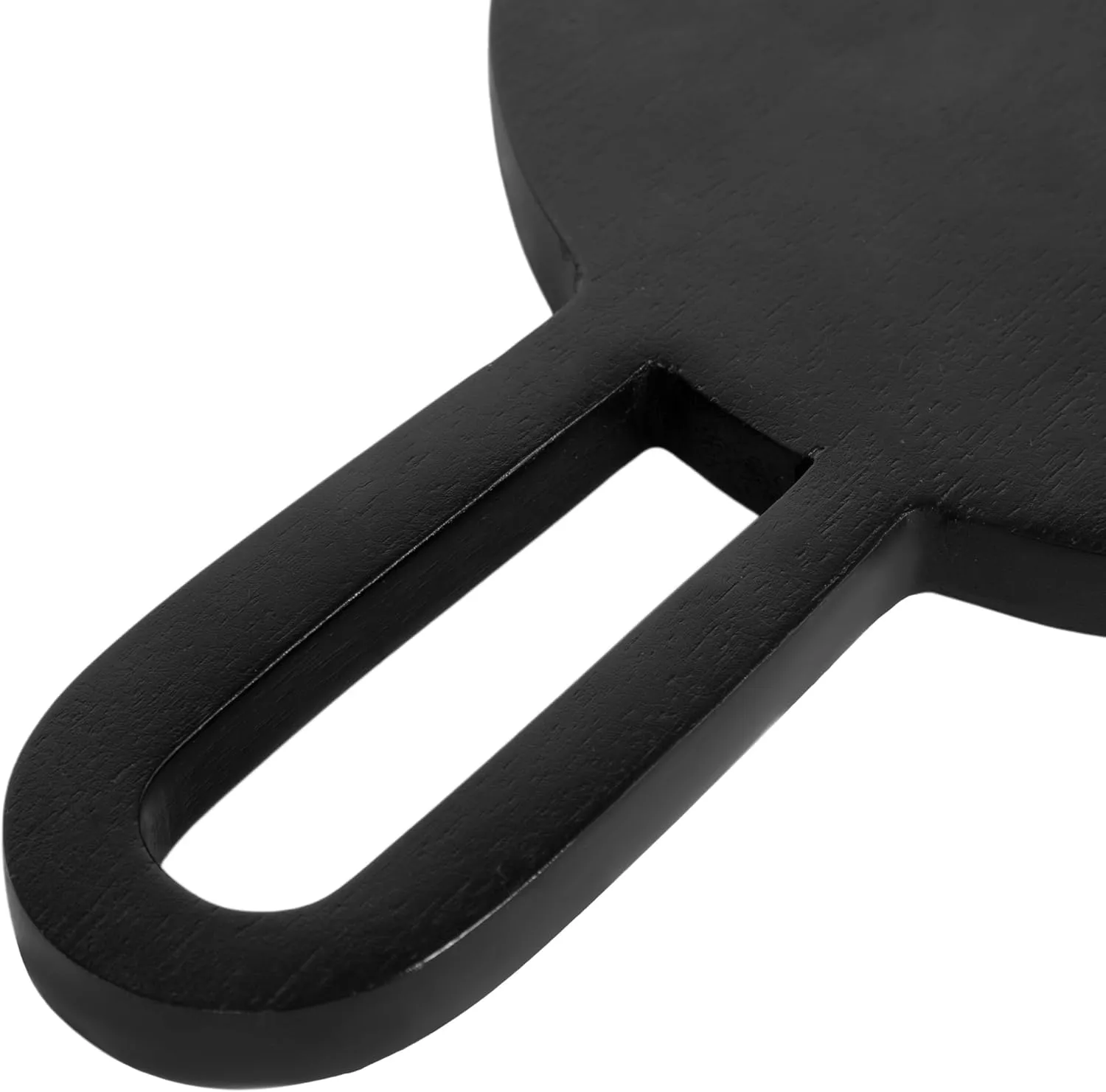 Kate and Laurel Staven Transitional Two-Piece Serving Boards Set, 7 x 22 and 14 x 18, Black, Modern Food-Safe Charcuterie Boards with Solid Mango Construction for Use as Kitchen Countertop Décor