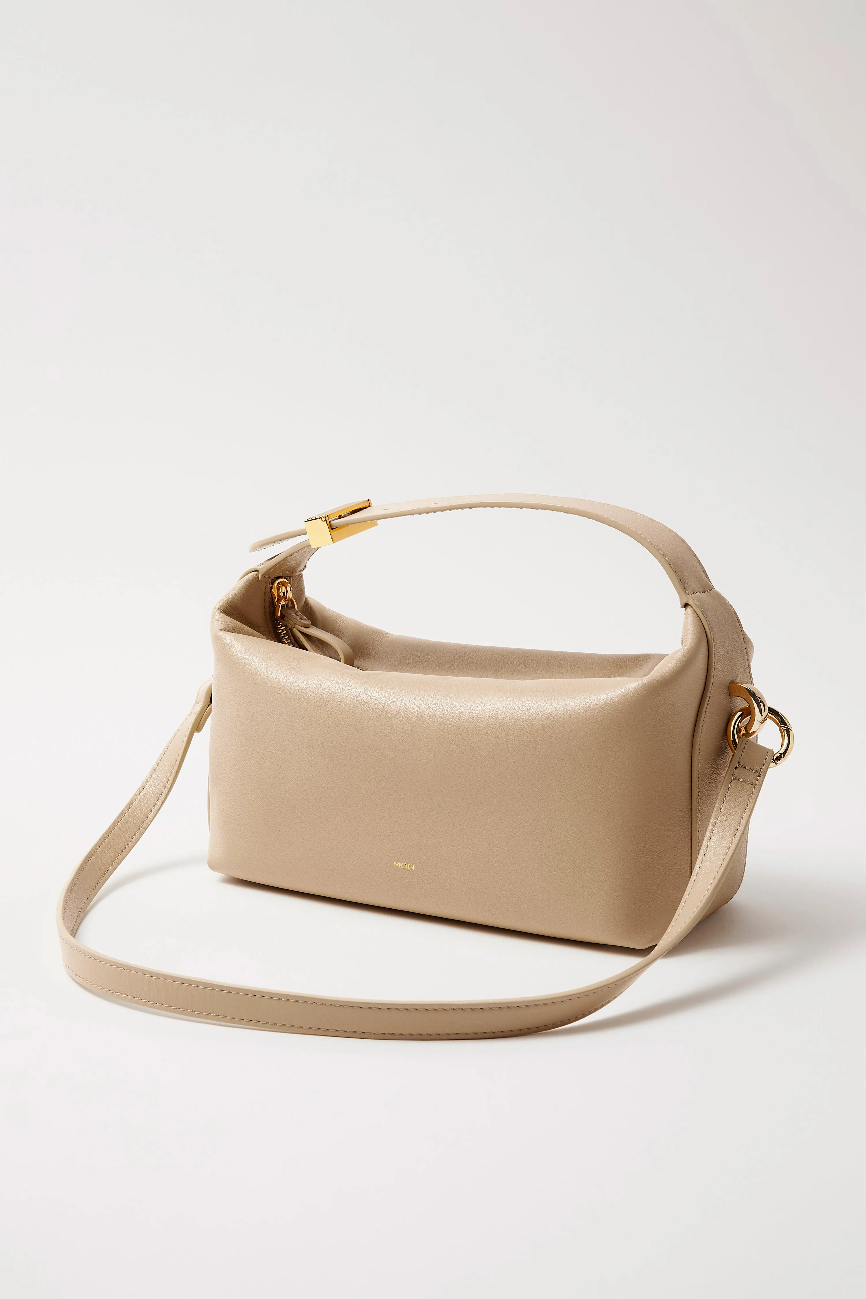 Kate Soft Leather Handbag | Biscuit