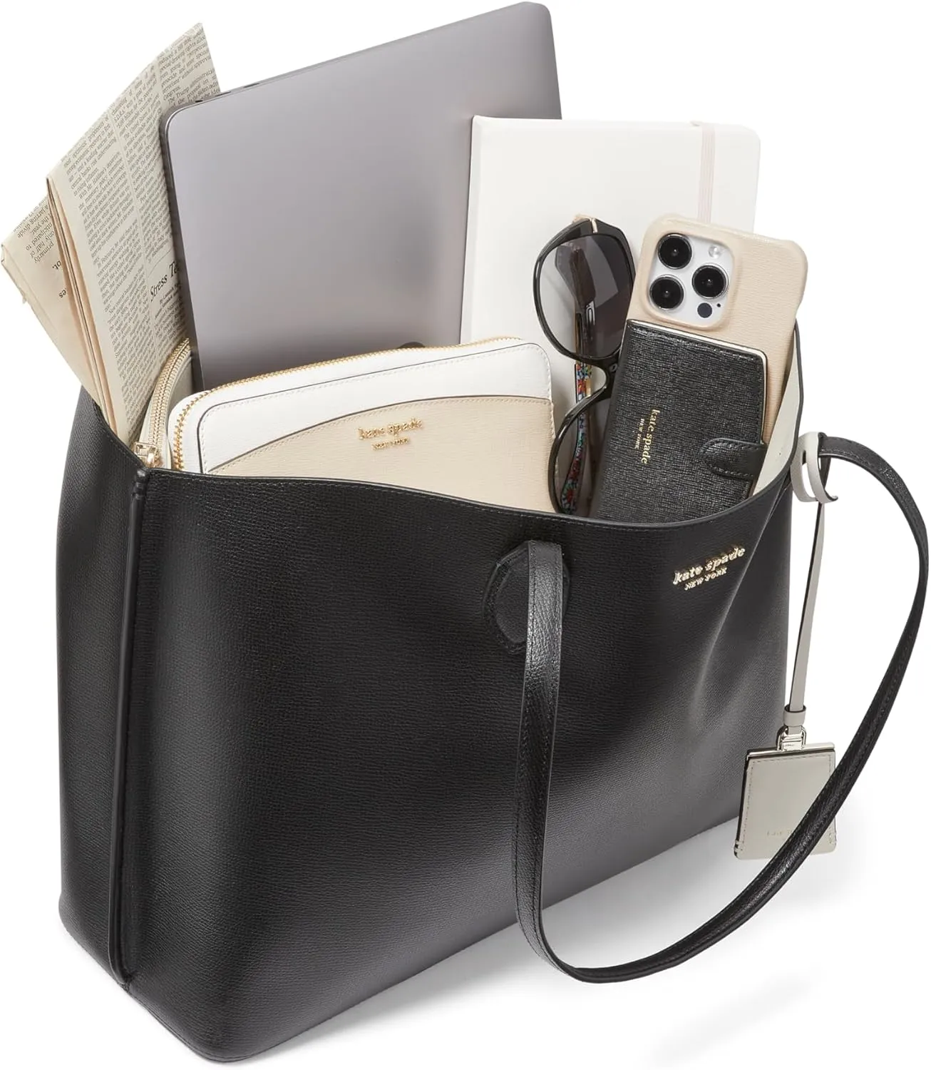 kate spade new york Women's Suite Crossgrain Leather Work Tote