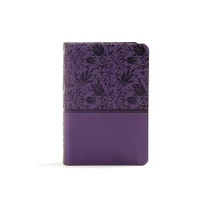 KJV Large Print Compact Reference Bible, Purple LeatherTouch, Red Letter, Pure Cambridge Text, Presentation Page, Cross-References, Full-Color Maps, Easy-to-Read Bible MCM Type Imitation Leather – Large Print, April 15, 2019