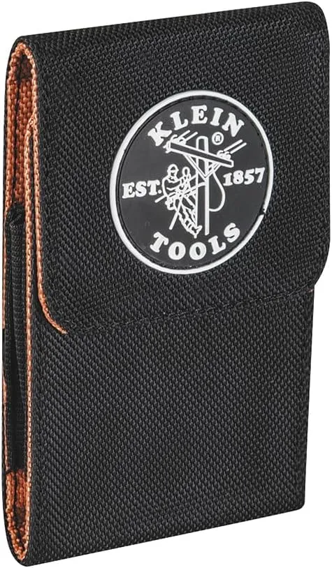 Klein Tools 55468 Phone Holder, X-Large, Fits iPhone, Google, LG, Samsung Phones, With Magnetic Closure and Belt Clip