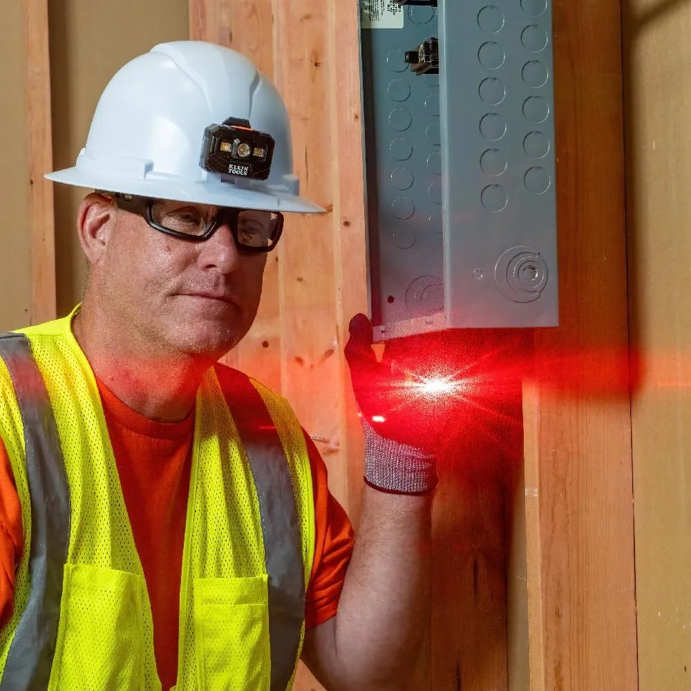 Klein Tools 93PTL Magnetic Pocket Laser Level, Bright Red Leveling and Alignment Tool, 3 Bubble Vials, 360-Degree Wall Attachment, Picture Hanging