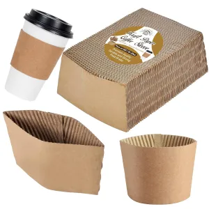 Kraft Coffee Sleeves for 10-20oz Cups (200)