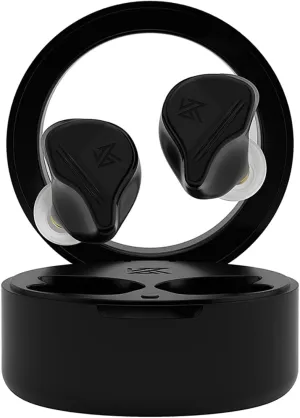 KZ VXS Five Drivers HiFi Bluetooth Headphones/Headset for Audiphile, in-Ear TWS True Wireless Earbuds 1DD 4BA Aptx Long 25H Playback Gaming Sports Earphones, Noise Cancellation Smart Touch IEM Buds