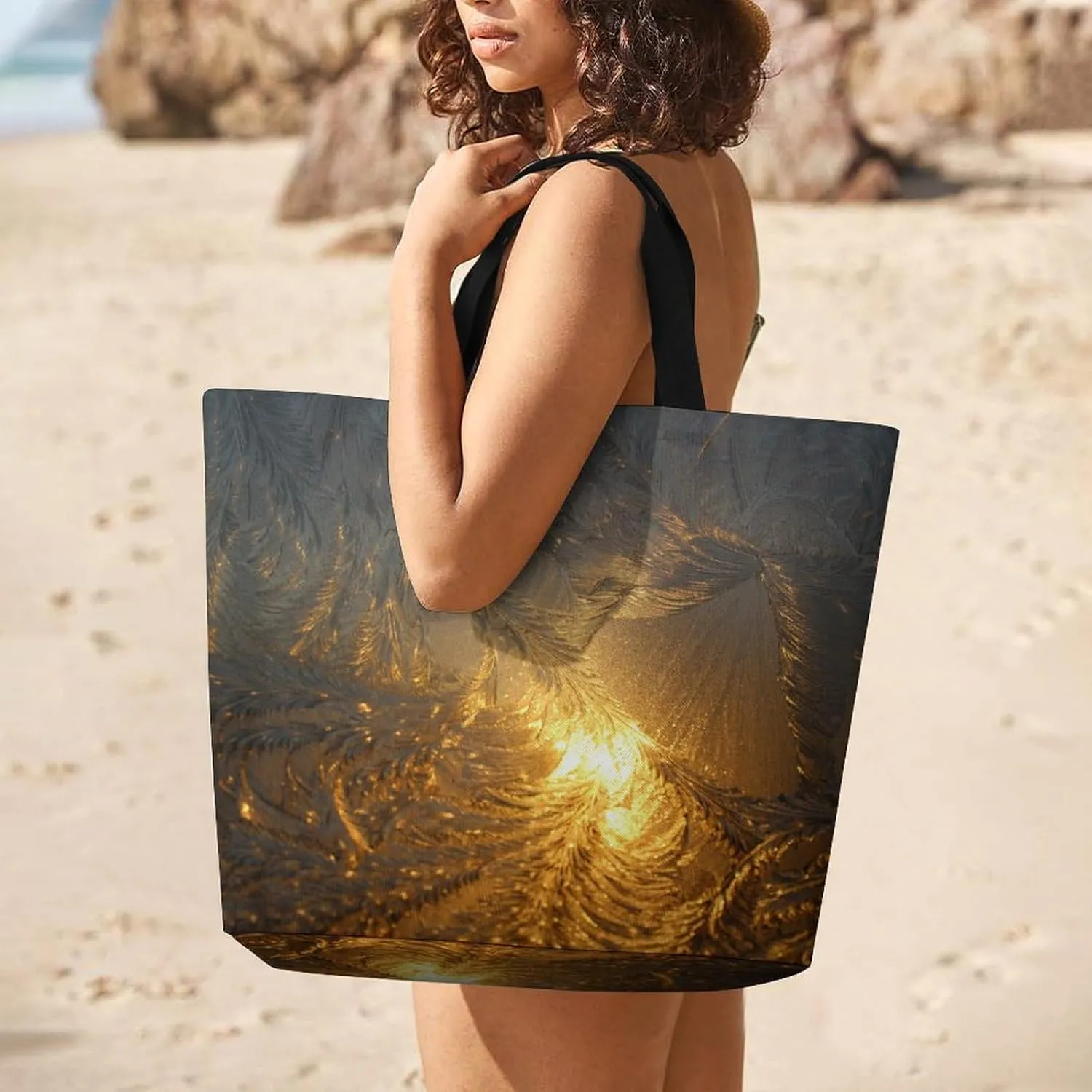 Large Capacity Shopping Tote Bag for Women, Girls