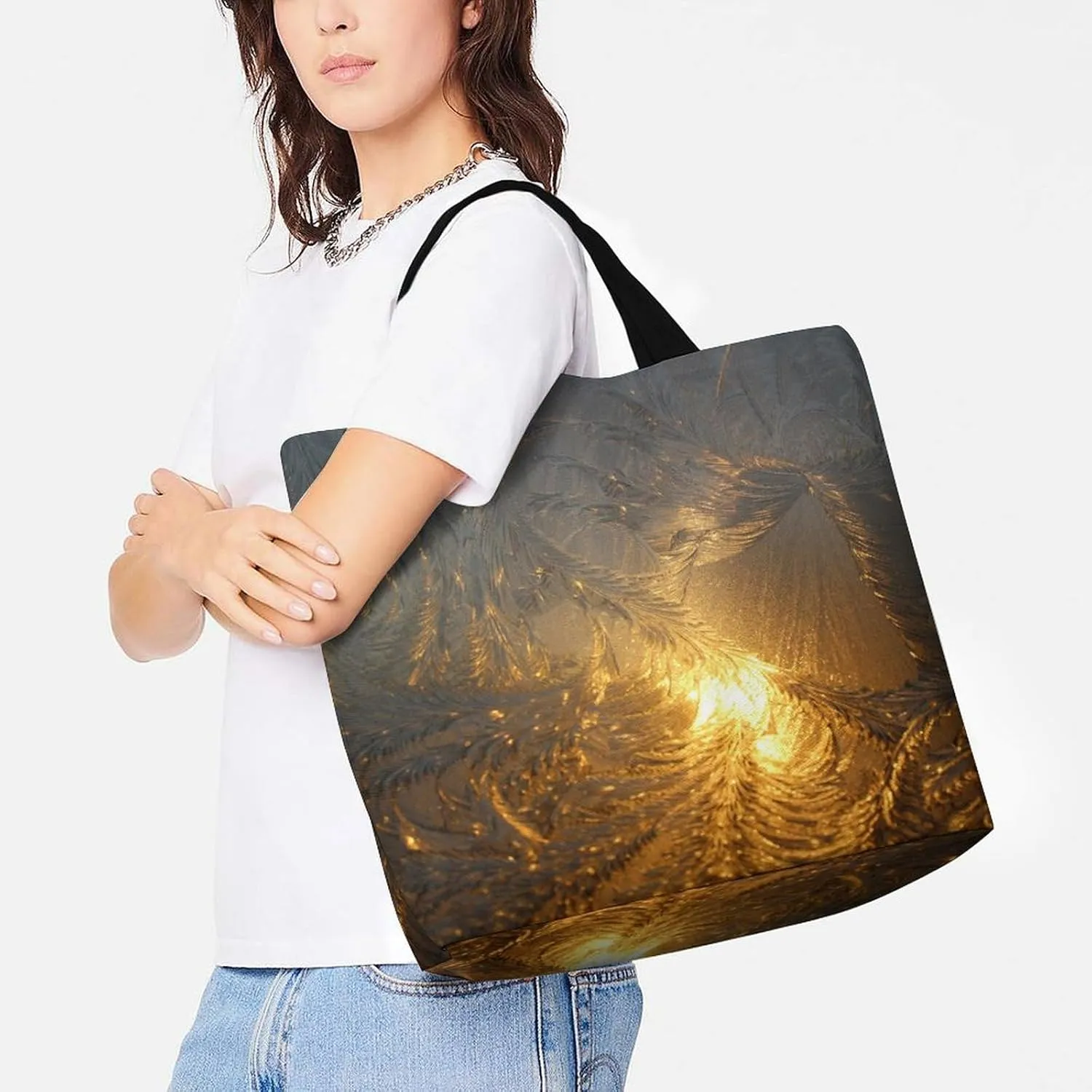 Large Capacity Shopping Tote Bag for Women, Girls