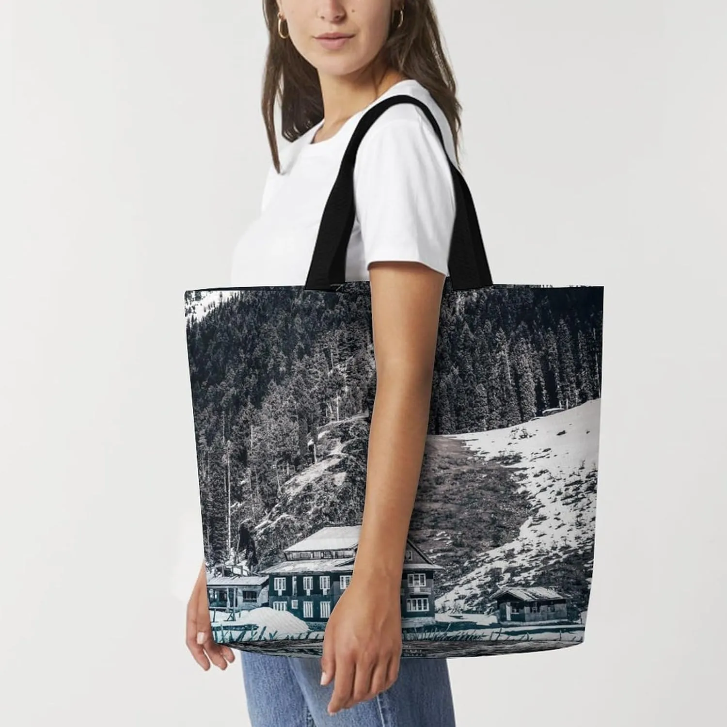 Large Capacity Shopping Tote Bag for Women, Girls