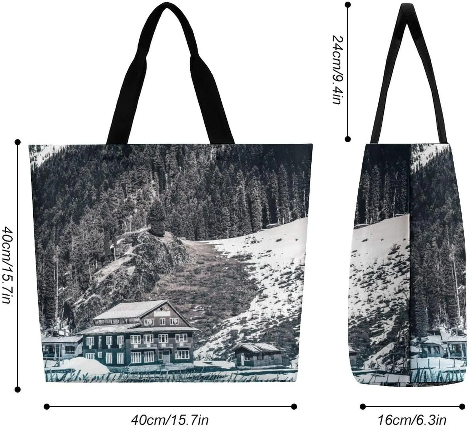 Large Capacity Shopping Tote Bag for Women, Girls