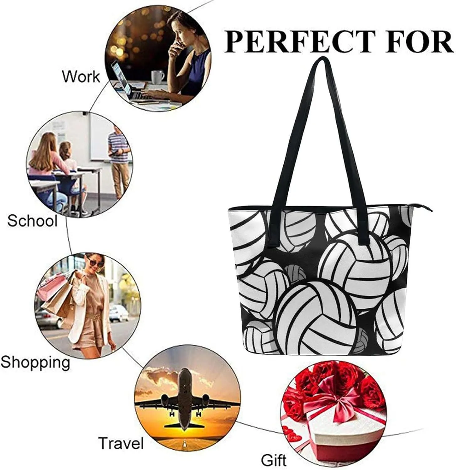 Large Casual Soft Leather Purse Fashion Hobo Handbags Tote Bag With Zipper