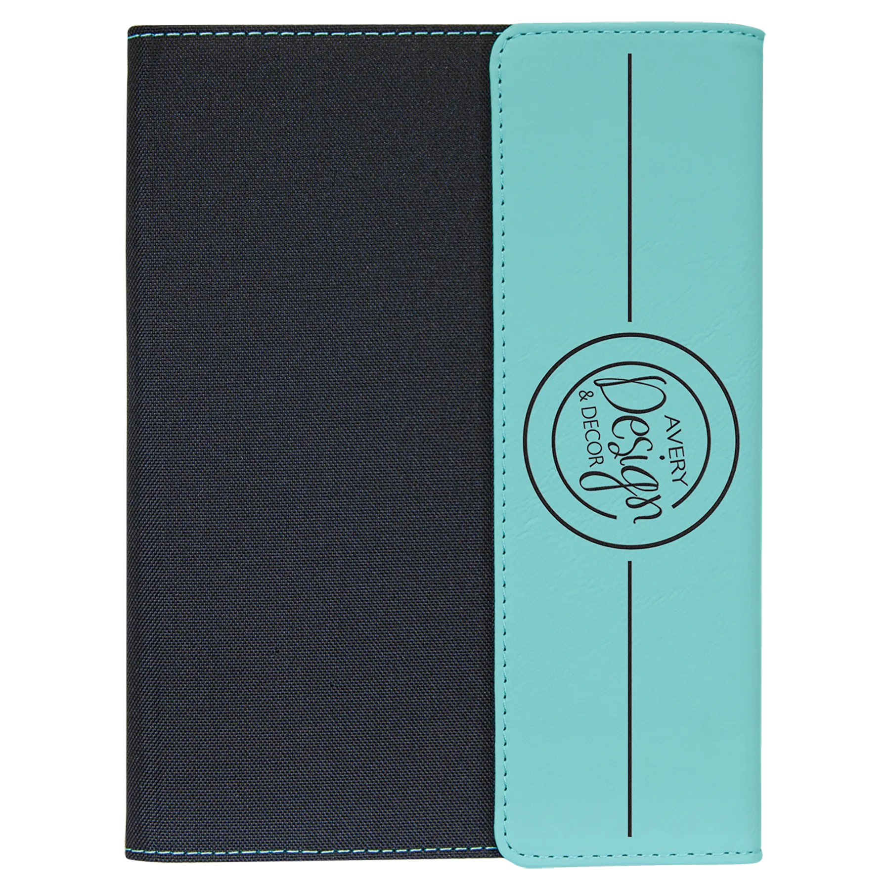 Laserable Leatherette Portfolio w/Notepad
