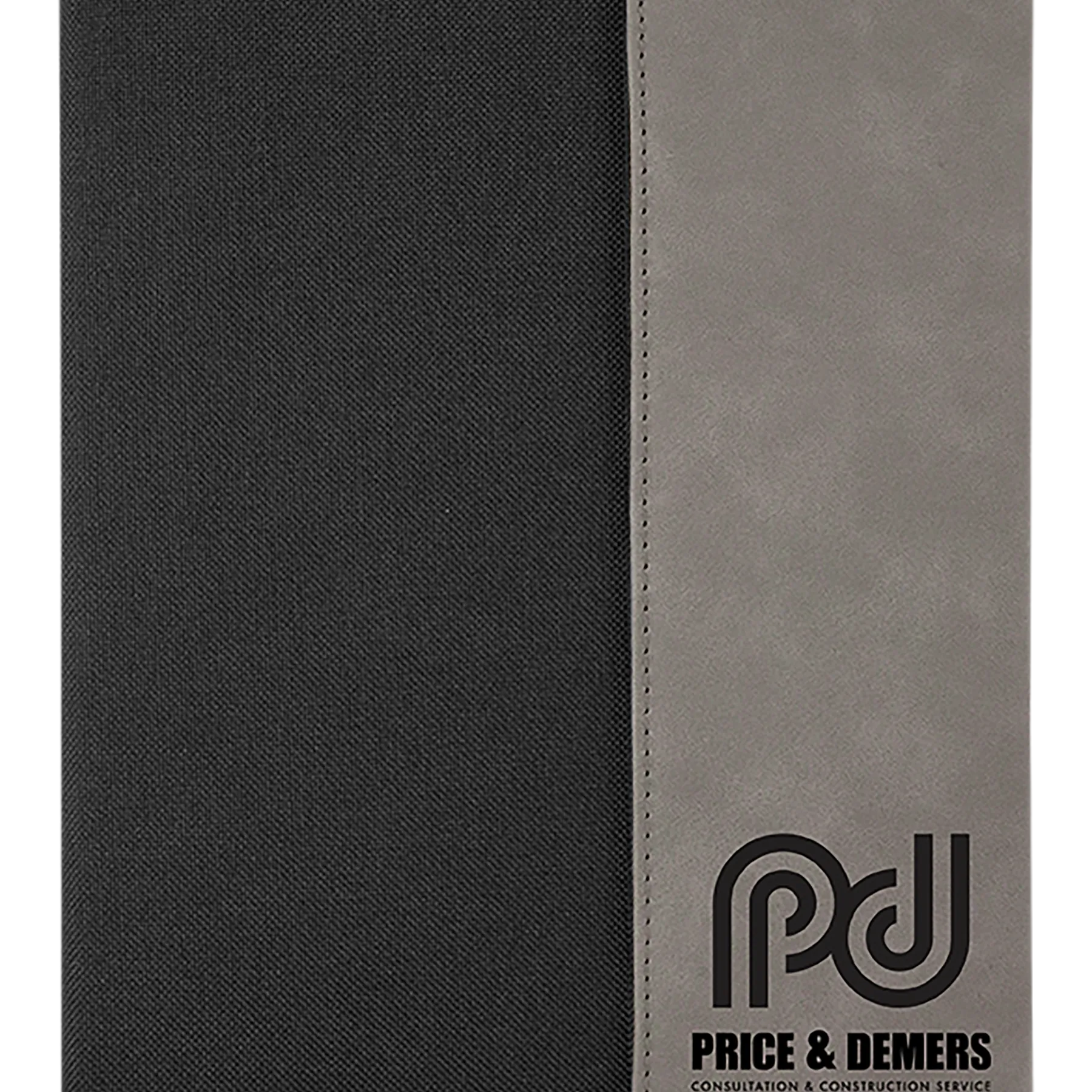 Laserable Leatherette Portfolio w/Notepad
