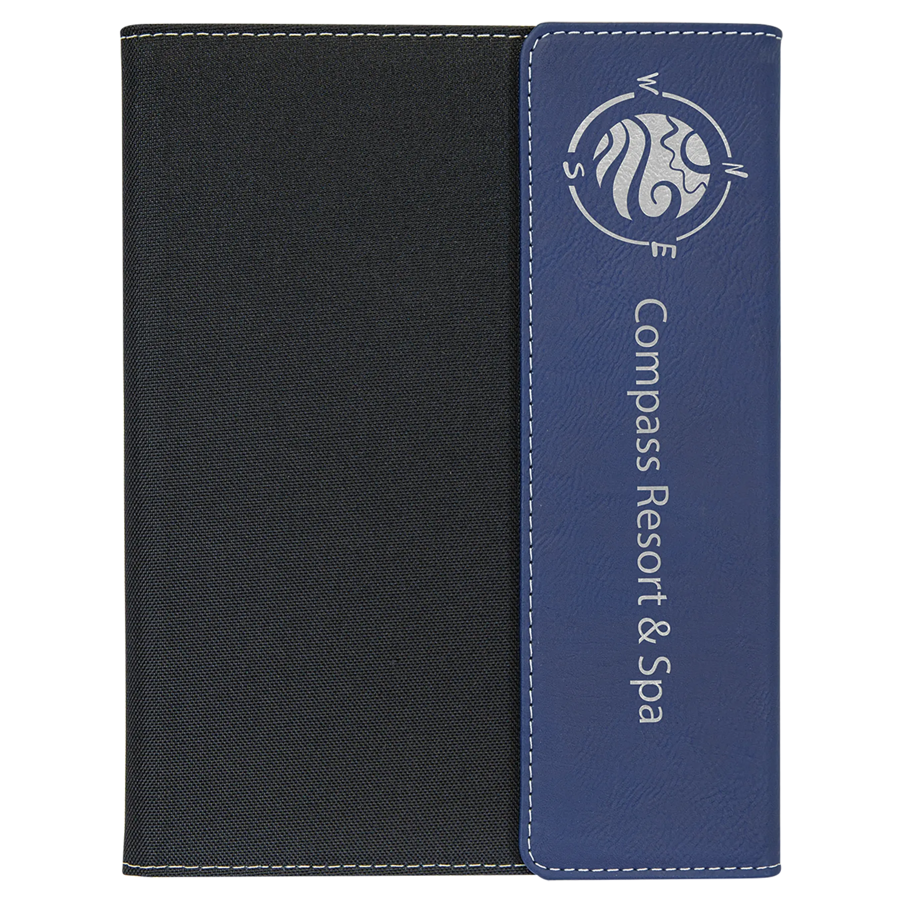 Laserable Leatherette Portfolio w/Notepad