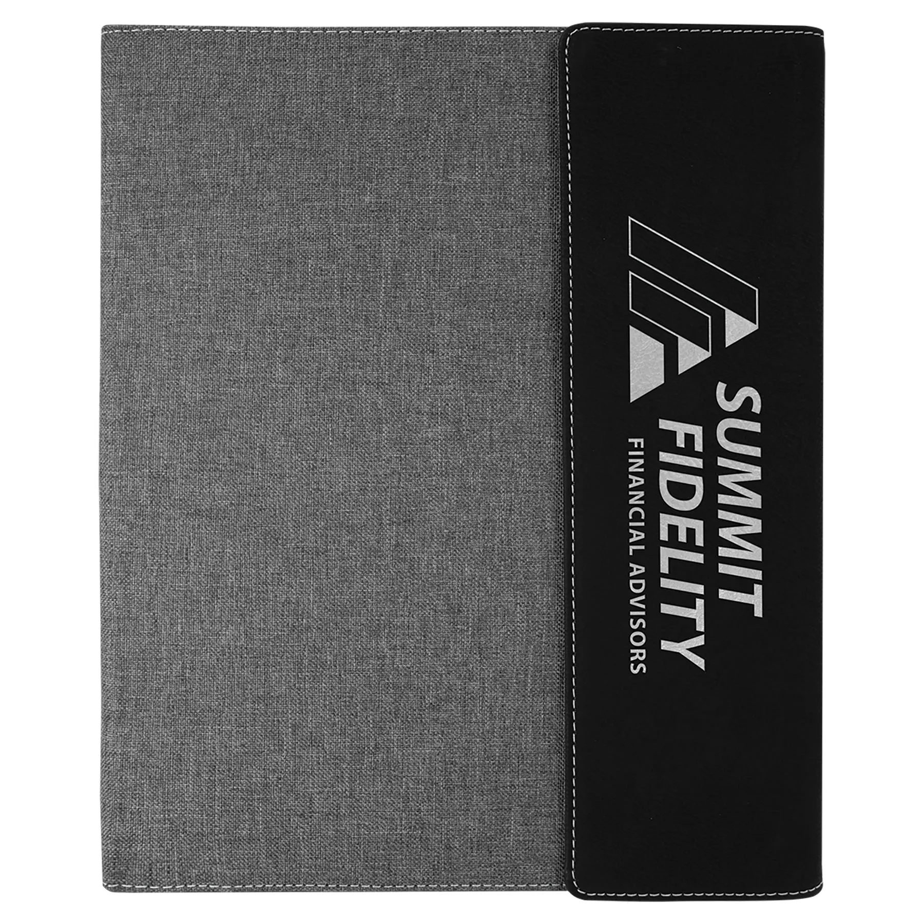 Laserable Leatherette Portfolio w/Notepad