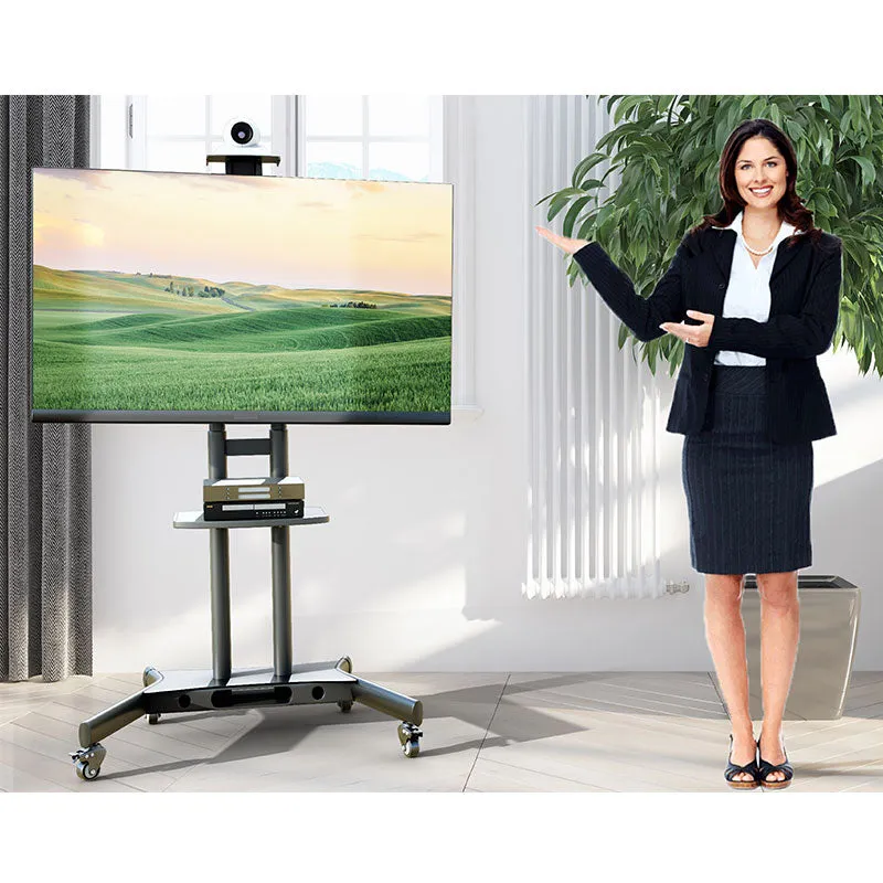 LCD TV Trolley for Commercial Use & home both, 5 Years Warranty (H04)