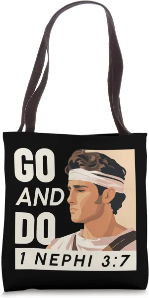 LDS Missionary Book Of Mormon Go & Do Nephi Latter-day Saint Tote Bag