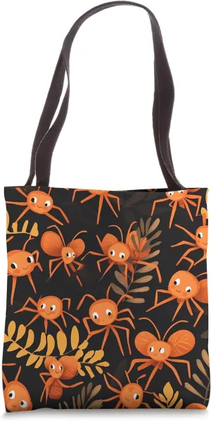 Leafcutter Ant Kawaii Animal Wildlife Pattern Decor Tote Bag