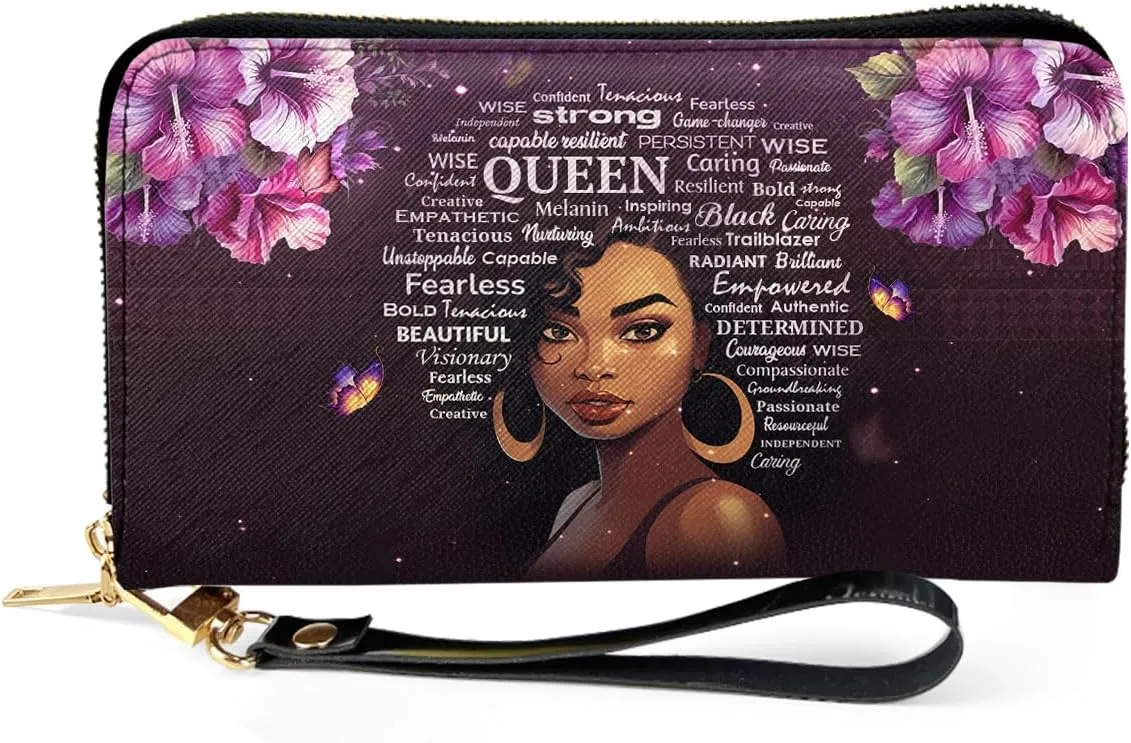 Leather Clutch - Wallet For African Women - Mother's Day & Birthday Gifts (SB37)