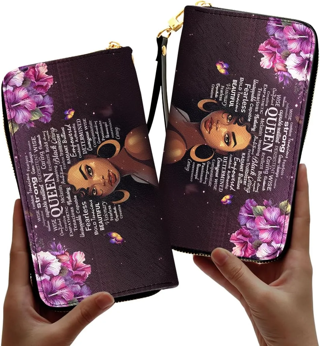 Leather Clutch - Wallet For African Women - Mother's Day & Birthday Gifts (SB37)