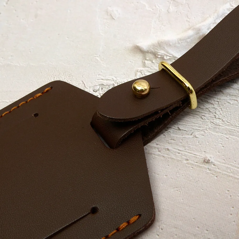 Leather Craft DIY Name Tag Making Kit Thread, needle can be added, Leather craft tools MLT-P0000DPT