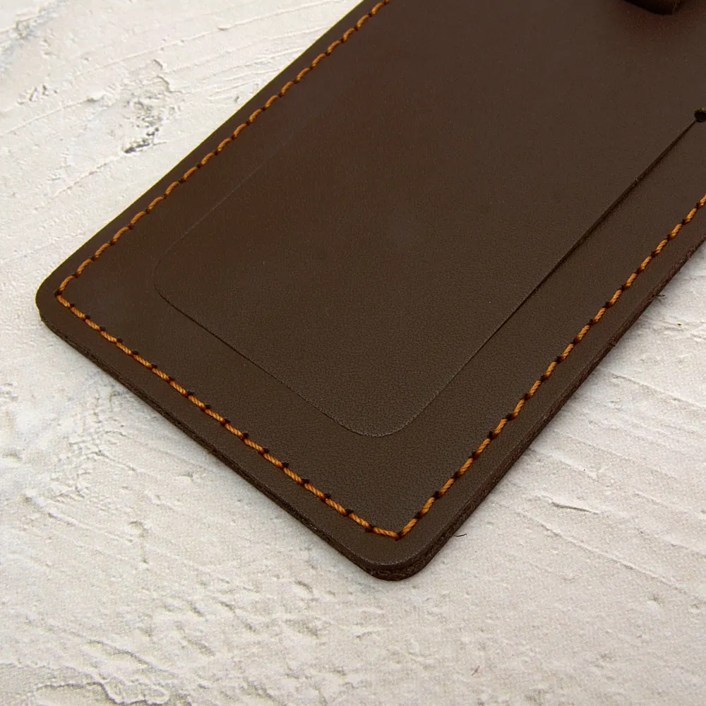 Leather Craft DIY Name Tag Making Kit Thread, needle can be added, Leather craft tools MLT-P0000DPT