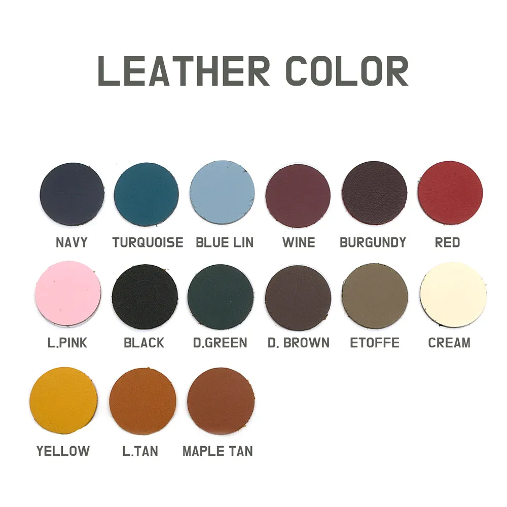 Leather Craft DIY Name Tag Making Kit Thread, needle can be added, Leather craft tools MLT-P0000DPT