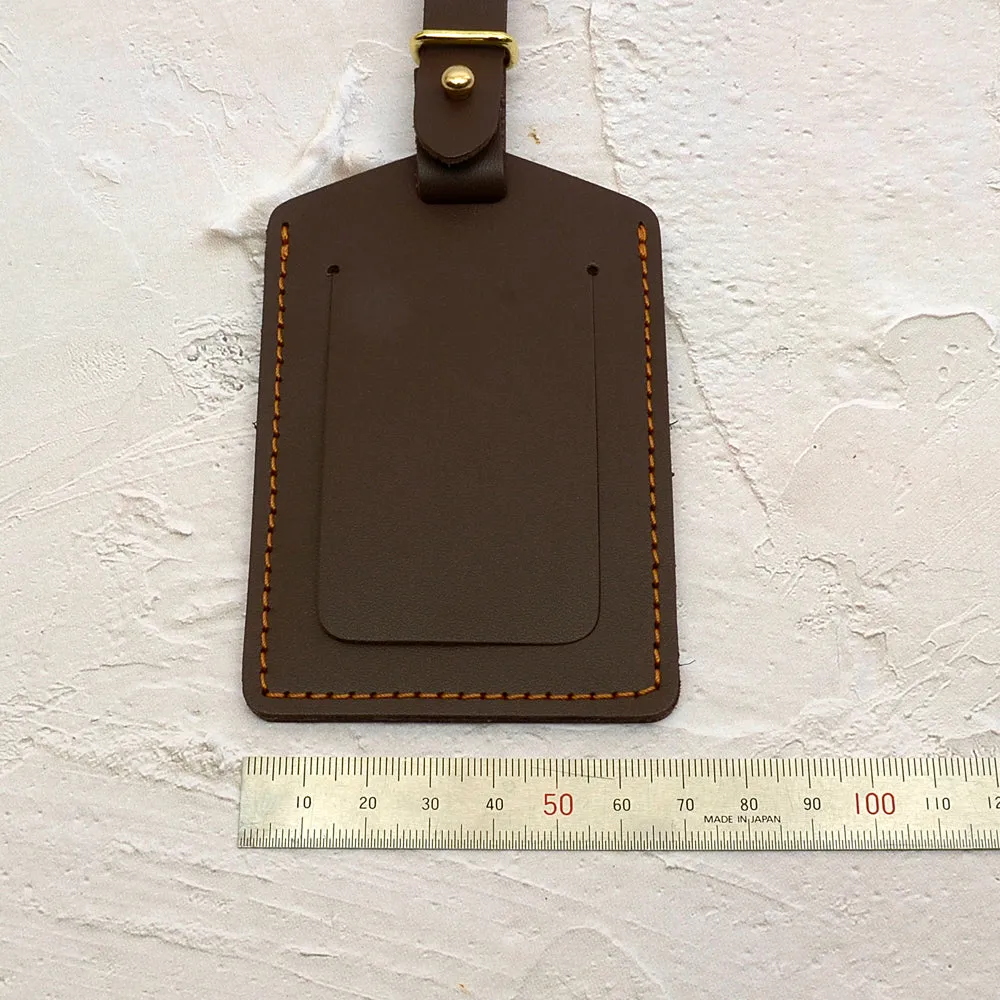 Leather Craft DIY Name Tag Making Kit Thread, needle can be added, Leather craft tools MLT-P0000DPT