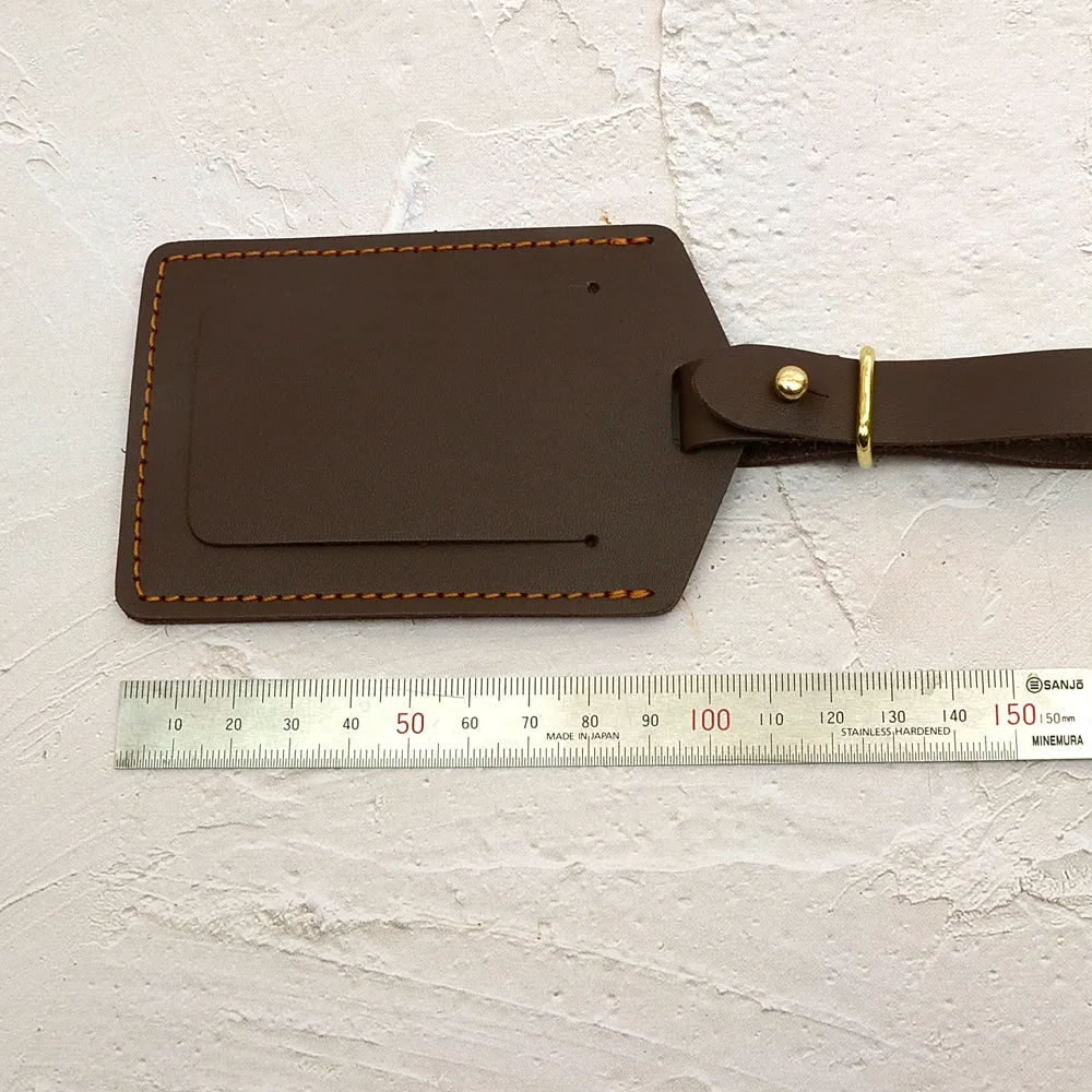 Leather Craft DIY Name Tag Making Kit Thread, needle can be added, Leather craft tools MLT-P0000DPT