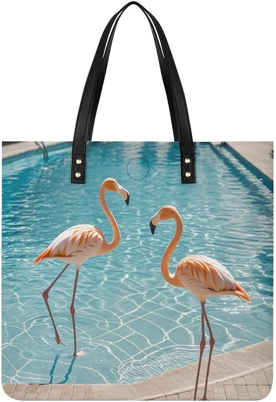 Leather Handbag for Women Tote Bag with Magnetic Buckle Angel with Blue Wings Crossbody Bag Shoulder Bags